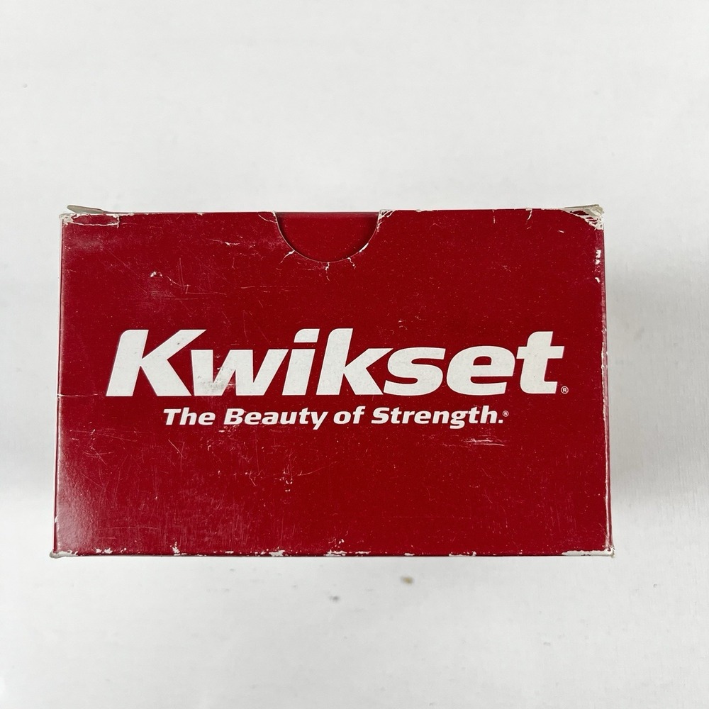 Kwikset 780 26D Deadbolt Single Cylinder  Satin Chrome Smart Key NOS Year 2009 - Picture 9 of 15